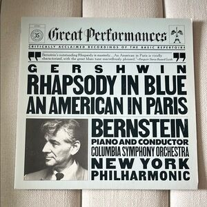 Gershwin Rhapsody in Blue Vinyl Record